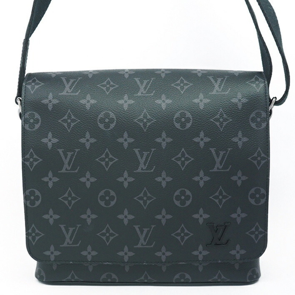 Louis Vuitton District NM Monogram Eclipse Black Shoulder Bag